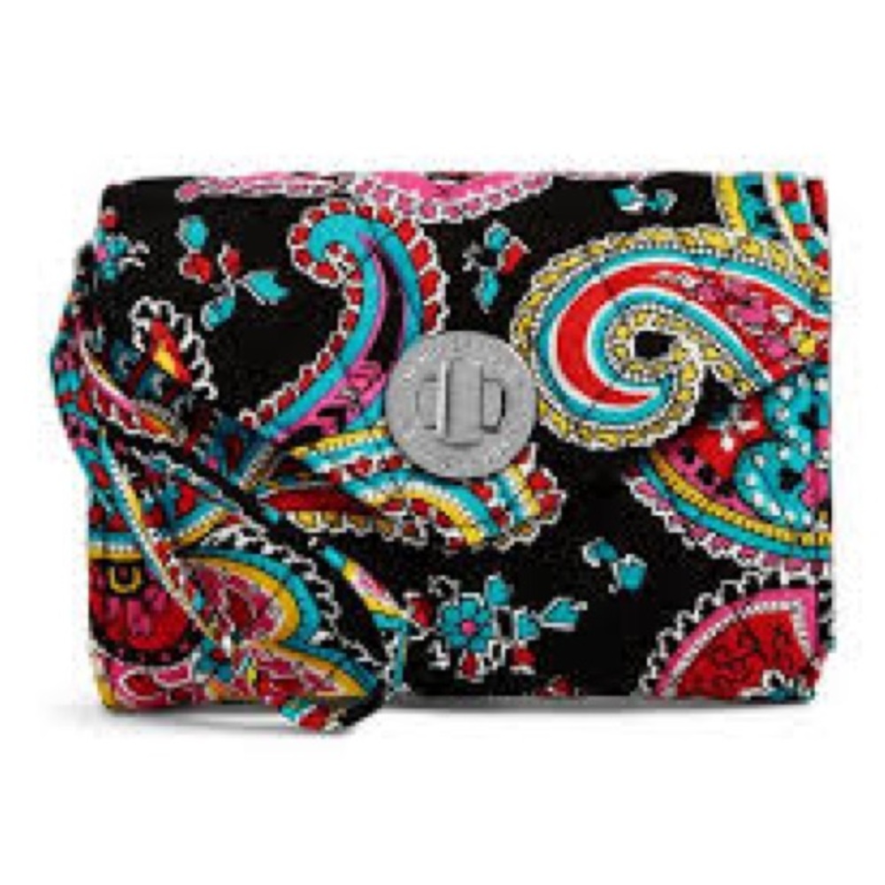 NWT Vera Bradley Parisian Paisley Your Turn Smartphone Wristlet